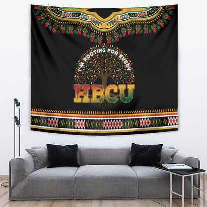 I'm Rooting For Every HBCU Dashiki Style Tapestry