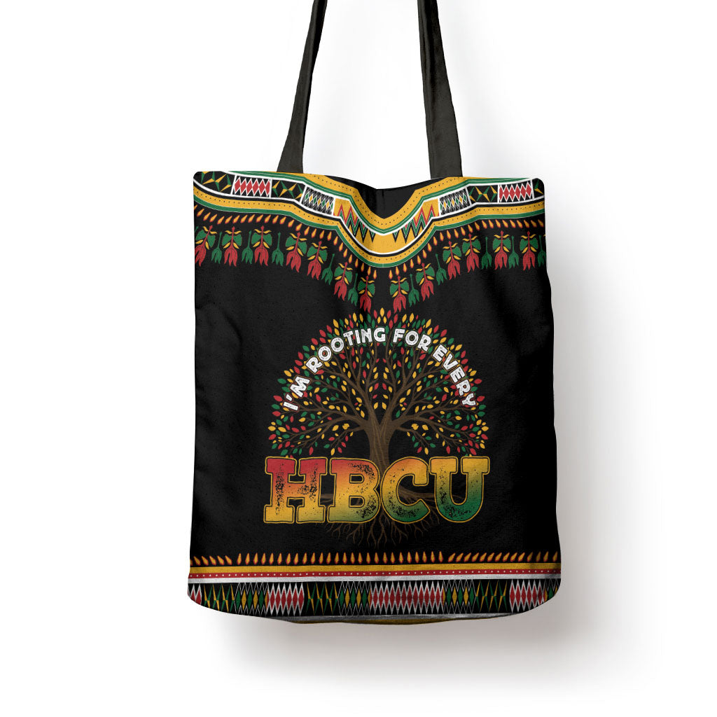 I'm Rooting For Every HBCU Dashiki Style Tote Bag
