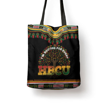 I'm Rooting For Every HBCU Dashiki Style Tote Bag