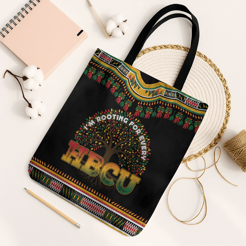 I'm Rooting For Every HBCU Dashiki Style Tote Bag