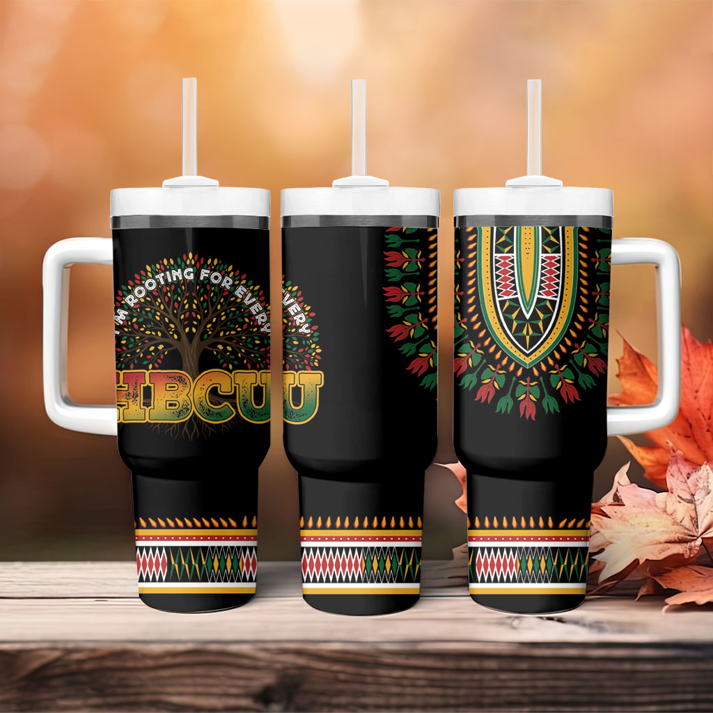 I'm Rooting For Every HBCU Dashiki Style Tumbler With Handle