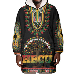 I'm Rooting For Every HBCU Dashiki Style Wearable Blanket Hoodie