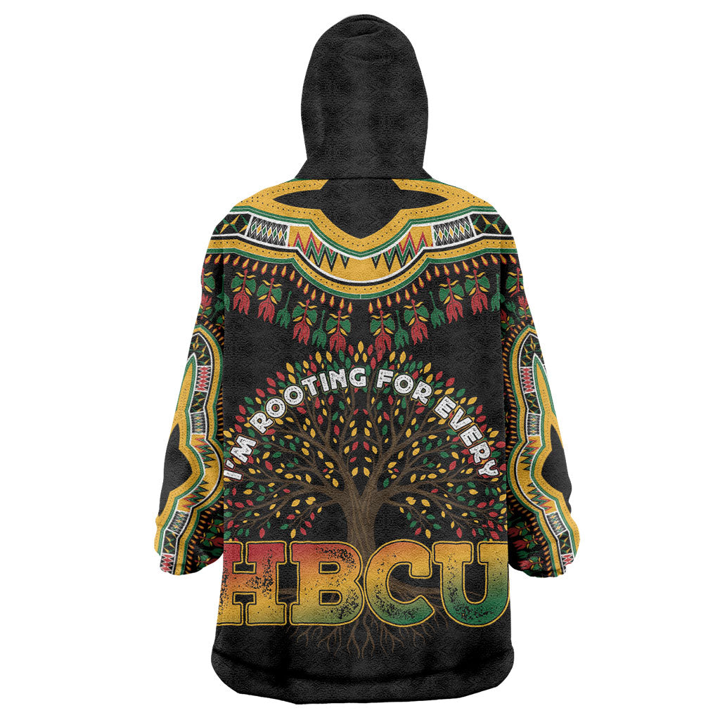 I'm Rooting For Every HBCU Dashiki Style Wearable Blanket Hoodie