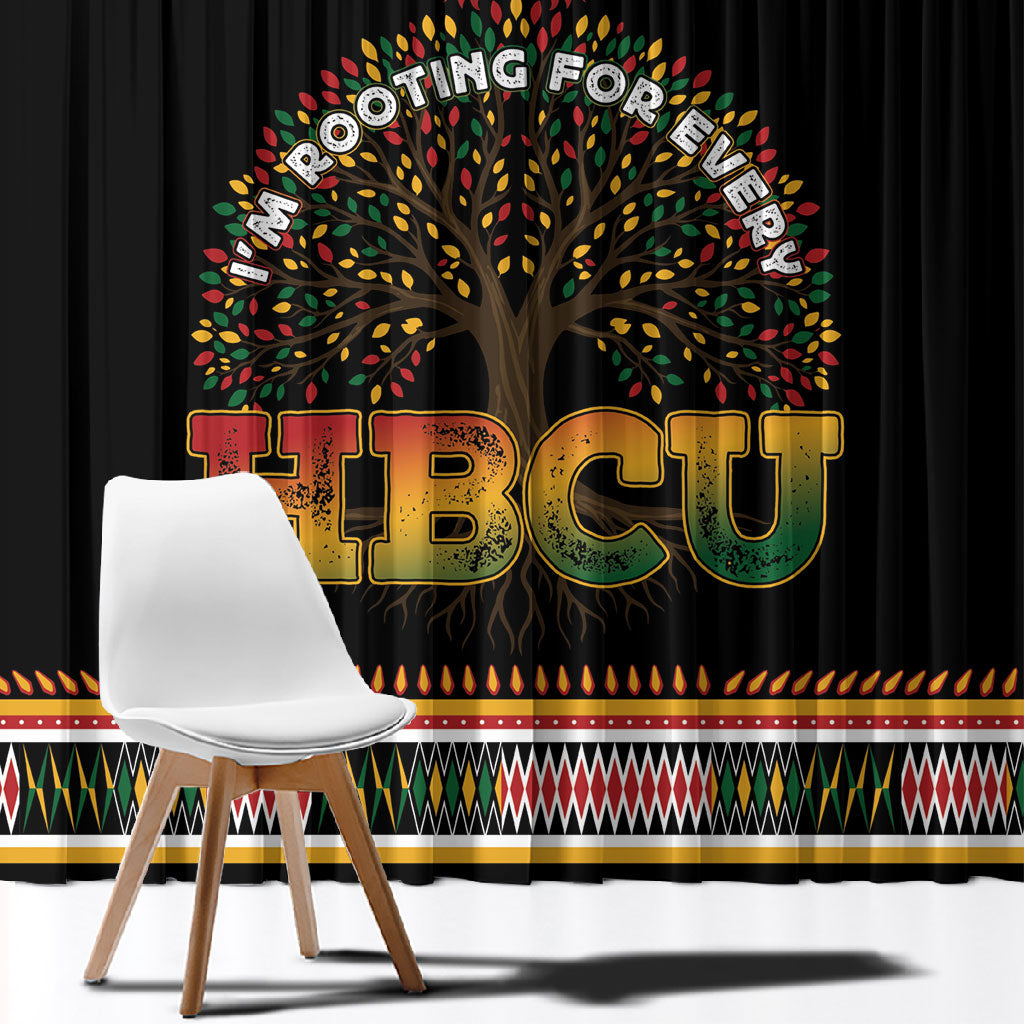 I'm Rooting For Every HBCU Dashiki Style Window Curtain