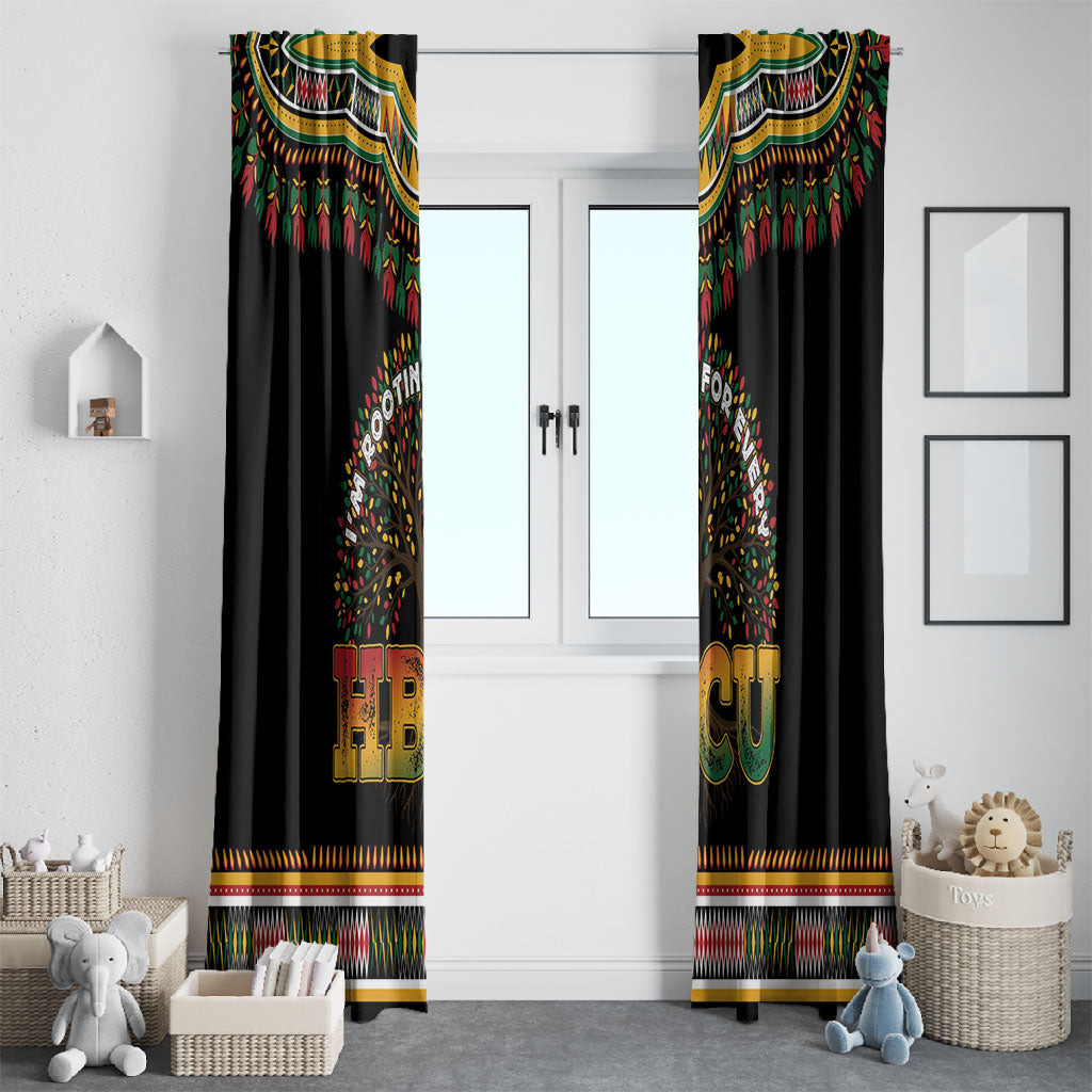 I'm Rooting For Every HBCU Dashiki Style Window Curtain