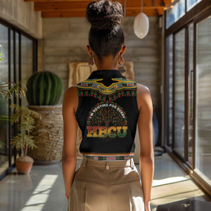 I'm Rooting For Every HBCU Dashiki Style Women Sleeveless Polo Shirt