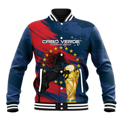 Cape Verde - WC2026 Dark Horse Custom Baseball Jacket Our Time Our Story