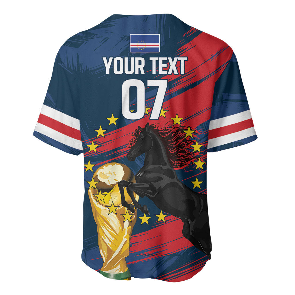 Cape Verde - WC2026 Dark Horse Custom Baseball Jersey Our Time Our Story