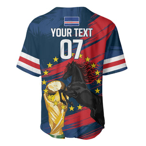 Cape Verde - WC2026 Dark Horse Custom Baseball Jersey Our Time Our Story