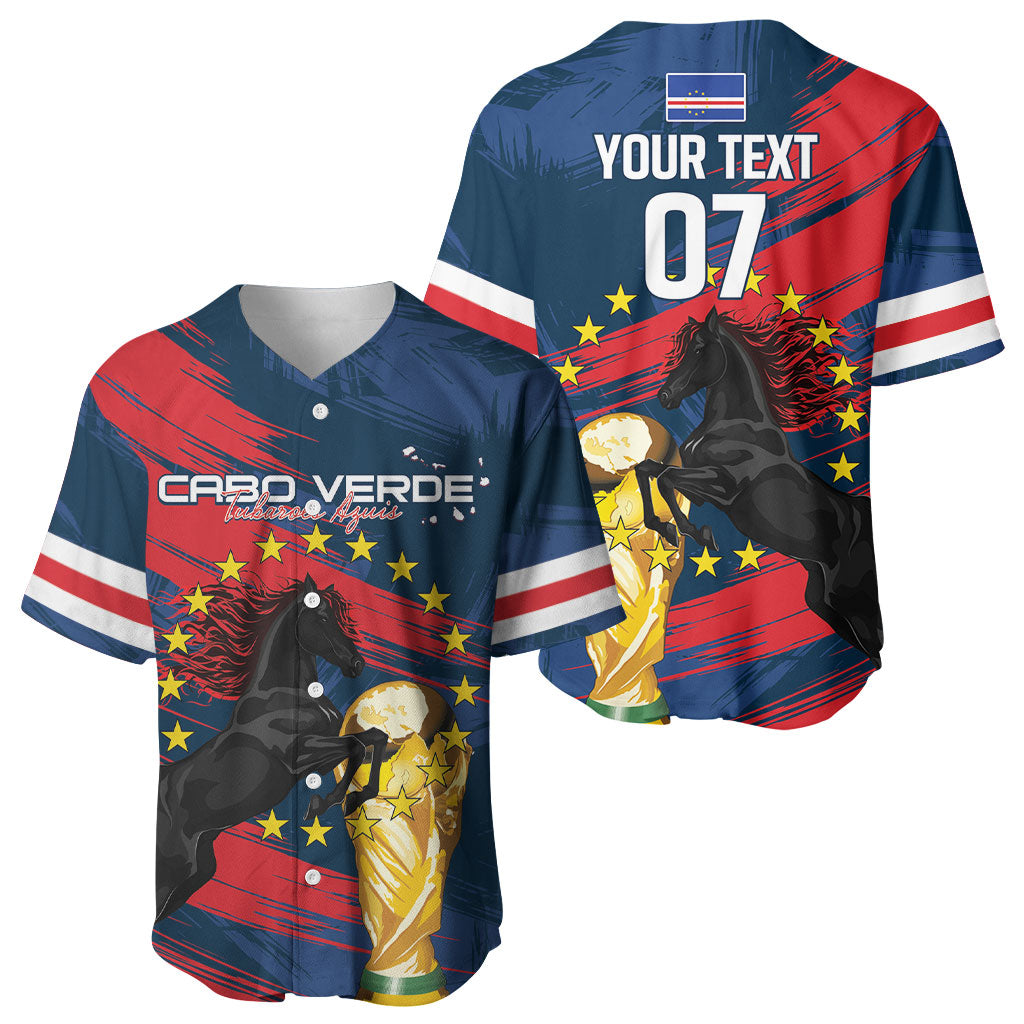 Cape Verde - WC2026 Dark Horse Custom Baseball Jersey Our Time Our Story
