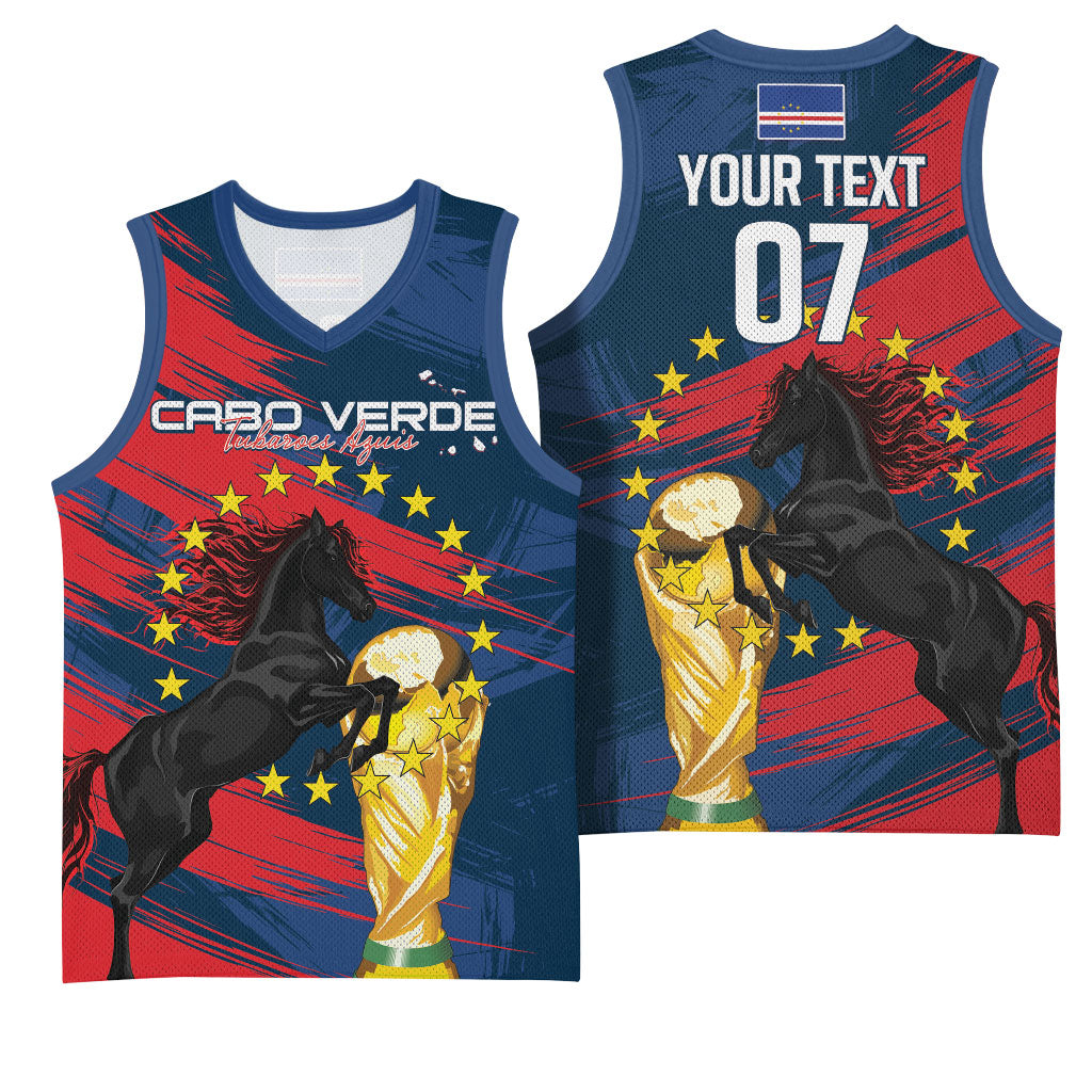 Cape Verde - WC2026 Dark Horse Custom Basketball Jersey Our Time Our Story