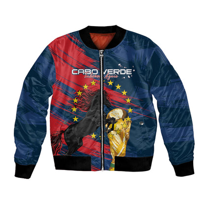 Cape Verde - WC2026 Dark Horse Custom Bomber Jacket Our Time Our Story