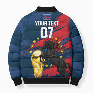 Cape Verde - WC2026 Dark Horse Custom Bomber Puffer Jacket Our Time Our Story