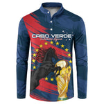 Cape Verde - WC2026 Dark Horse Custom Button Sweatshirt Our Time Our Story