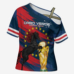 Cape Verde - WC2026 Dark Horse Custom Cross Shoulder Shirt Our Time Our Story