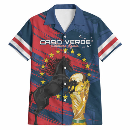 Cape Verde - WC2026 Dark Horse Custom Hawaiian Shirt Our Time Our Story