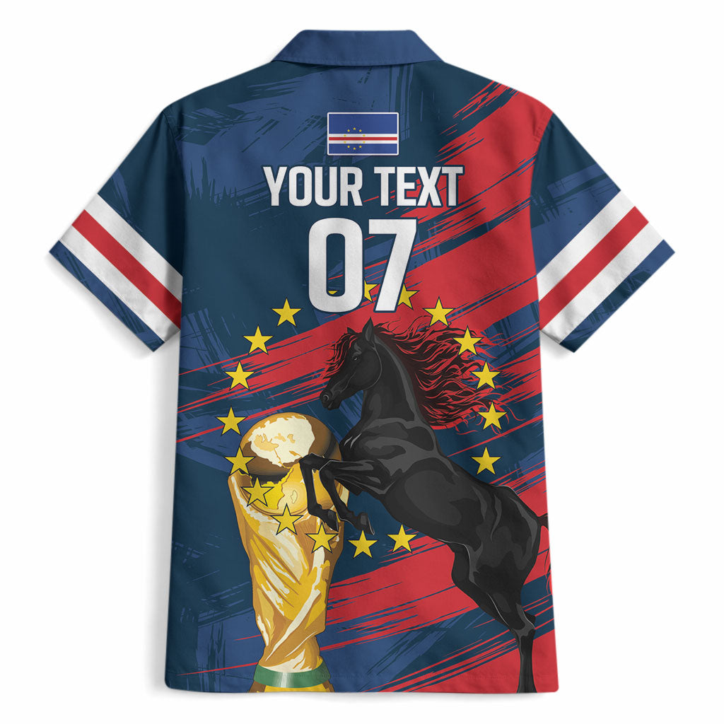 Cape Verde - WC2026 Dark Horse Custom Hawaiian Shirt Our Time Our Story