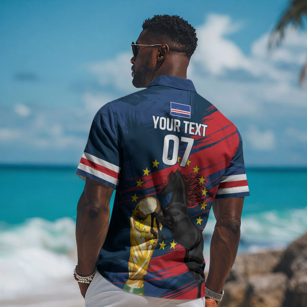 Cape Verde - WC2026 Dark Horse Custom Hawaiian Shirt Our Time Our Story