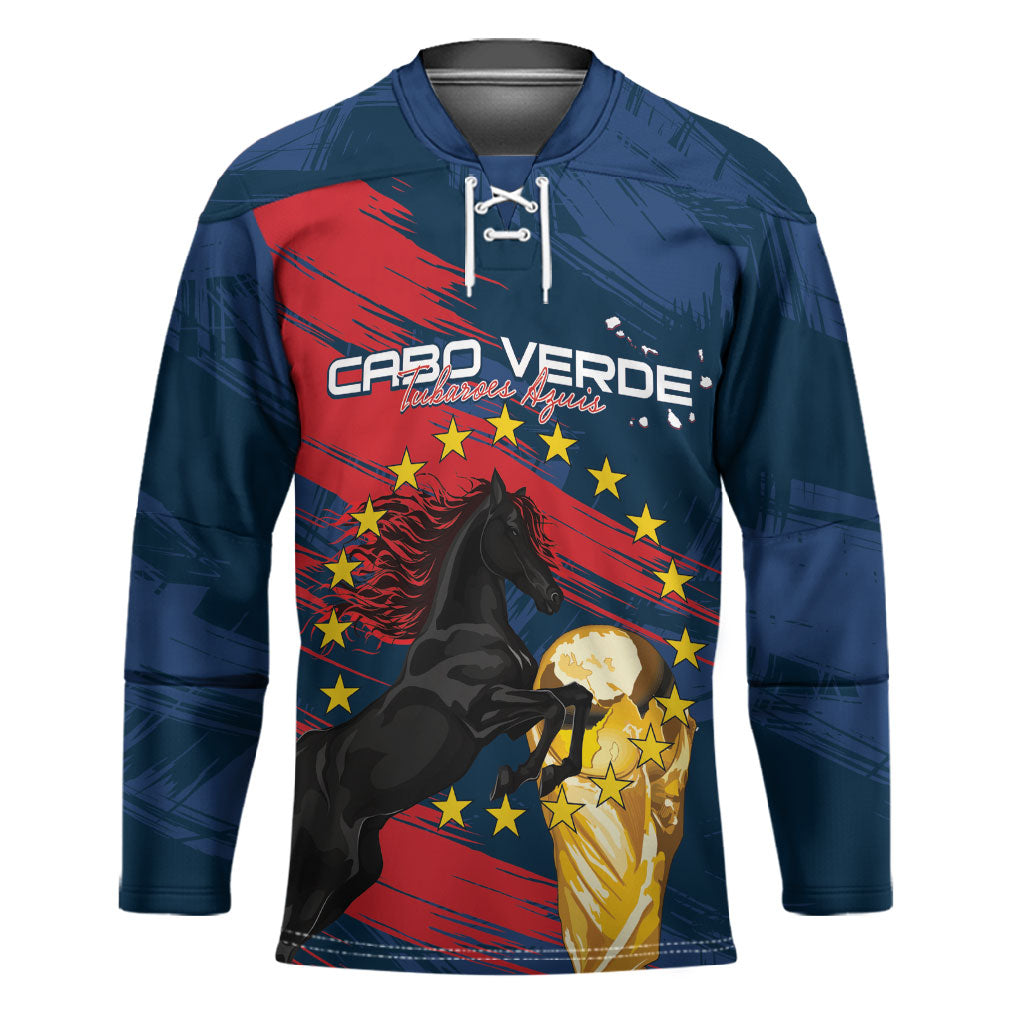 Cape Verde - WC2026 Dark Horse Custom Hockey Jersey Our Time Our Story