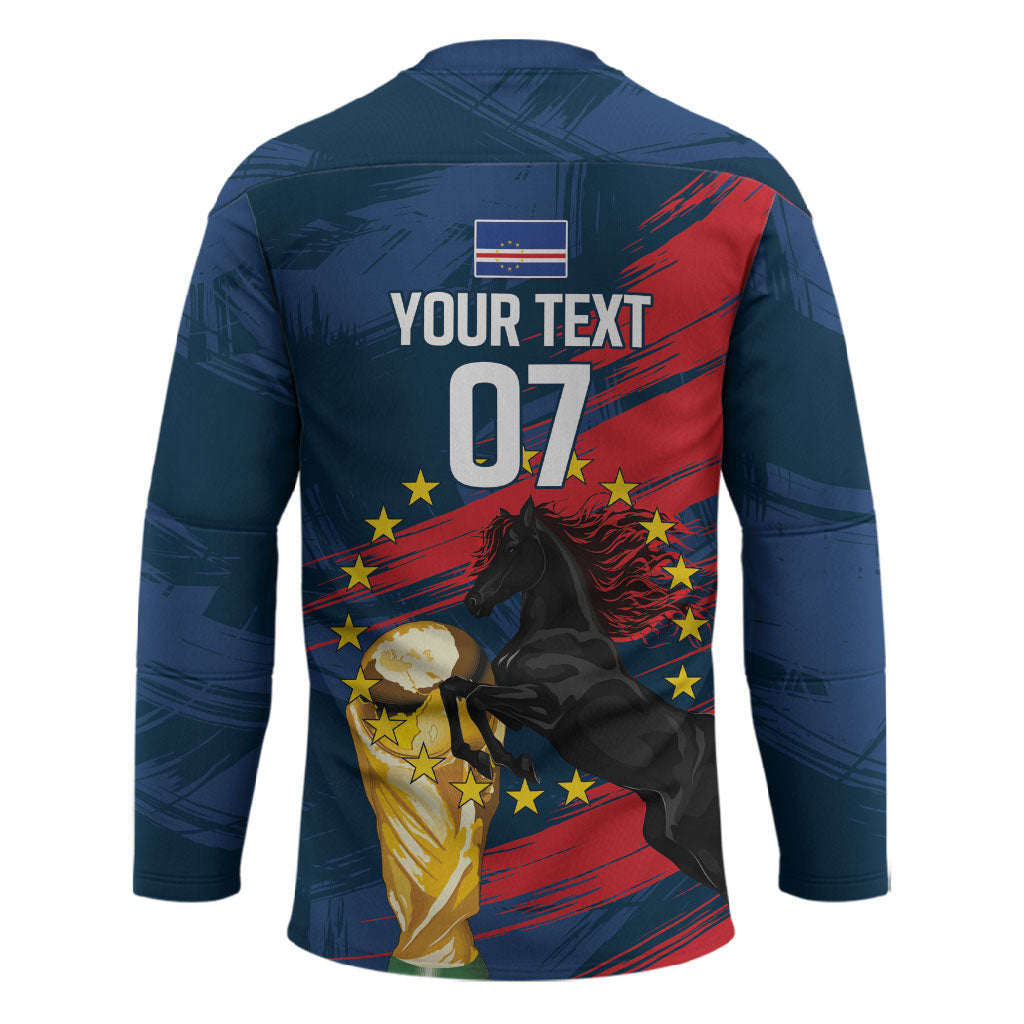 Cape Verde - WC2026 Dark Horse Custom Hockey Jersey Our Time Our Story
