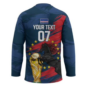 Cape Verde - WC2026 Dark Horse Custom Hockey Jersey Our Time Our Story