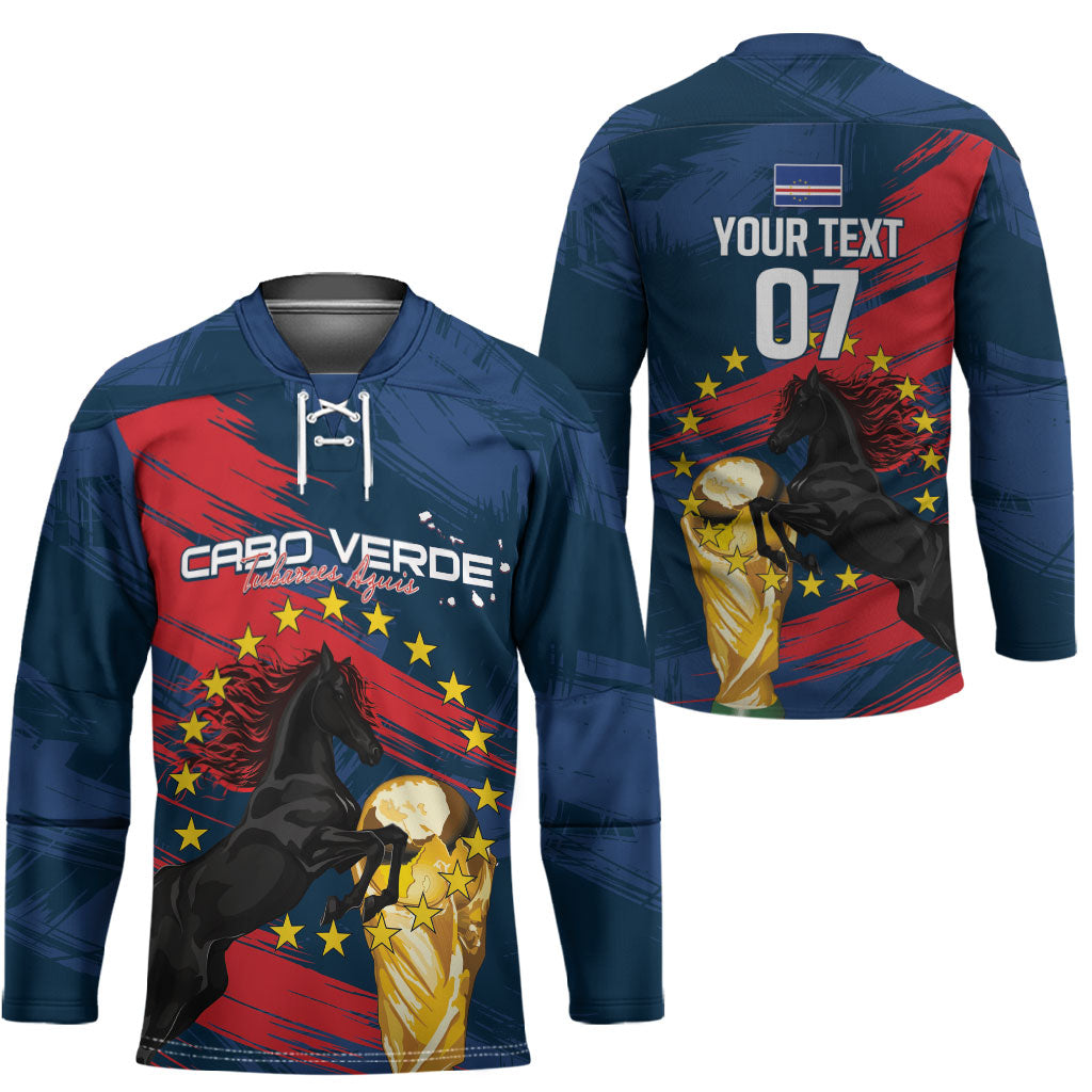 Cape Verde - WC2026 Dark Horse Custom Hockey Jersey Our Time Our Story