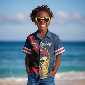 Cape Verde - WC2026 Dark Horse Custom Kid Hawaiian Shirt Our Time Our Story