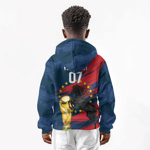 Cape Verde - WC2026 Dark Horse Custom Kid Hoodie Our Time Our Story