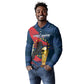 Cape Verde - WC2026 Dark Horse Custom Long Sleeve Polo Shirt Our Time Our Story