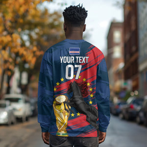 Cape Verde - WC2026 Dark Horse Custom Long Sleeve Shirt Our Time Our Story