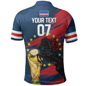 Cape Verde - WC2026 Dark Horse Custom Polo Shirt Our Time Our Story