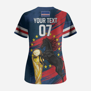 Cape Verde - WC2026 Dark Horse Custom Scrub Top Our Time Our Story