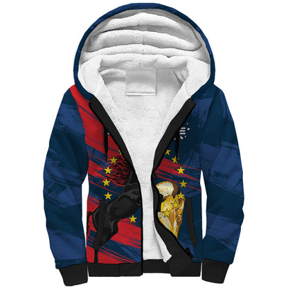 Cape Verde - WC2026 Dark Horse Custom Sherpa Hoodie Our Time Our Story