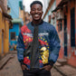 Cape Verde - WC2026 Dark Horse Custom Sleeve Zip Bomber Jacket Our Time Our Story
