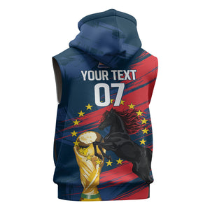 Cape Verde - WC2026 Dark Horse Custom Sleeveless Hoodie Our Time Our Story