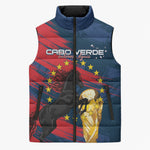 Cape Verde - WC2026 Dark Horse Custom Sleeveless Puffer Jacket Our Time Our Story