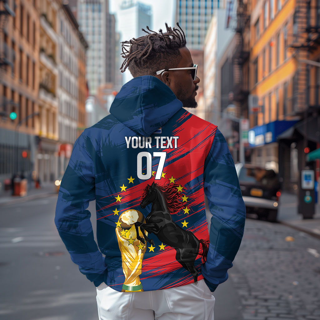 Cape Verde - WC2026 Dark Horse Custom Zip Hoodie Our Time Our Story