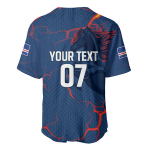 Cape Verde Football WC26 Custom Baseball Jersey Dark Horse Rising