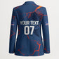 Cape Verde Football WC26 Custom Blazer Dark Horse Rising