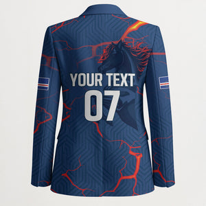 Cape Verde Football WC26 Custom Blazer Dark Horse Rising