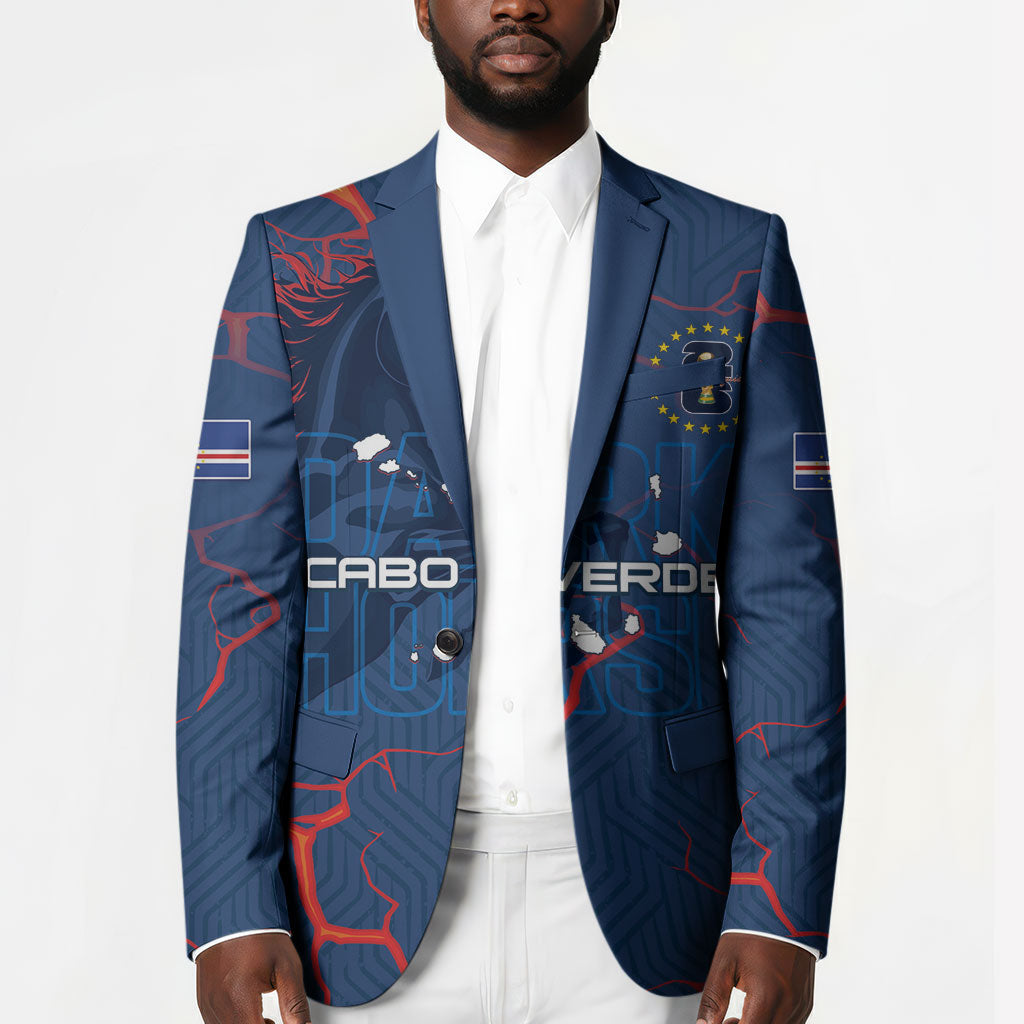Cape Verde Football WC26 Custom Blazer Dark Horse Rising