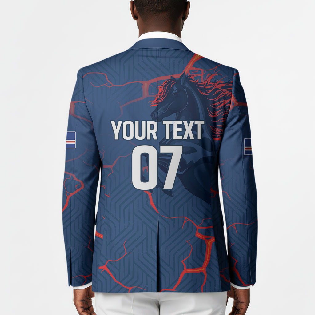 Cape Verde Football WC26 Custom Blazer Dark Horse Rising