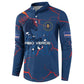 Cape Verde Football WC26 Custom Button Sweatshirt Dark Horse Rising
