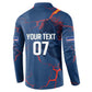 Cape Verde Football WC26 Custom Button Sweatshirt Dark Horse Rising