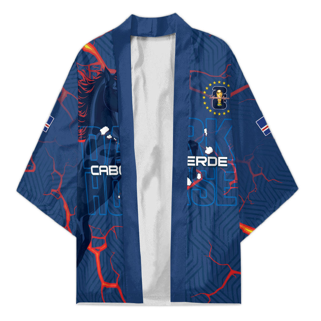 Cape Verde Football WC26 Custom Kimono Dark Horse Rising