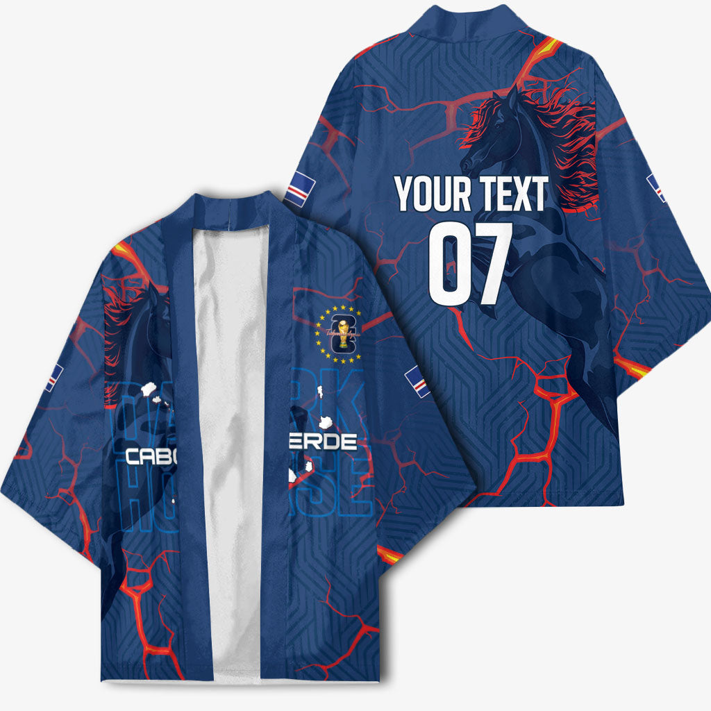 Cape Verde Football WC26 Custom Kimono Dark Horse Rising