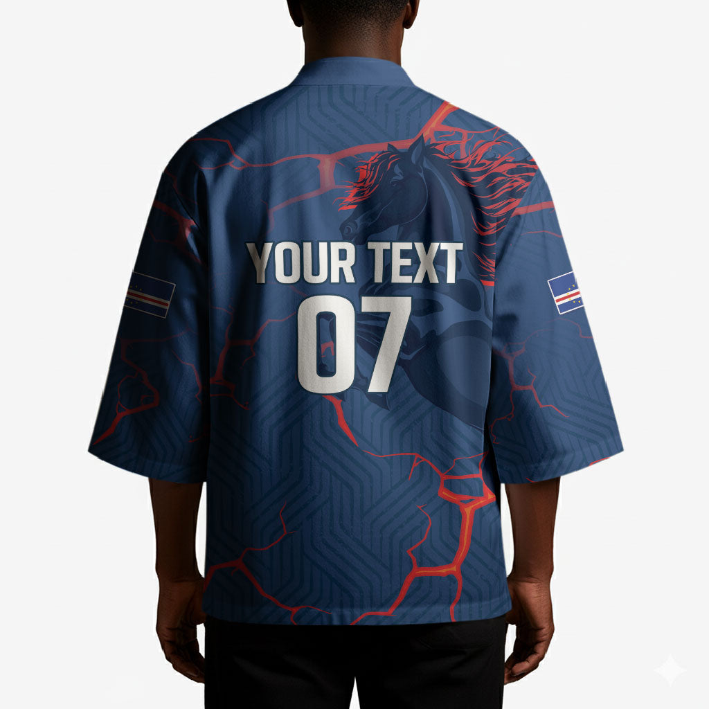 Cape Verde Football WC26 Custom Kimono Dark Horse Rising