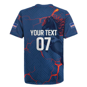 Cape Verde Football WC26 Custom Rugby Jersey Dark Horse Rising
