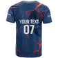 Cape Verde Football WC26 Custom T shirt Dark Horse Rising