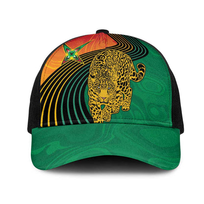 Guyana Cricket Amazon Warriors Baseball Net Cap Fierce Jaguars - African Pride